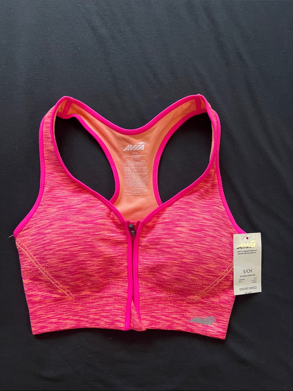 Avia sport bra. Size Small. Color pink
